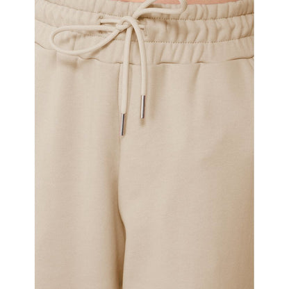 Comme Des Fuckdown Beige Cotton Women Sweatpant