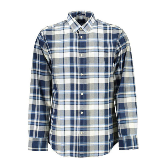 Gant Blue Cotton Shirt GA-2576-S