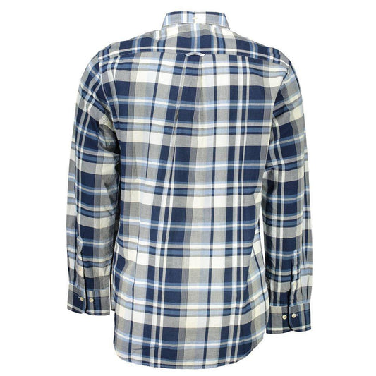 Gant Blue Cotton Shirt GA-2576-S