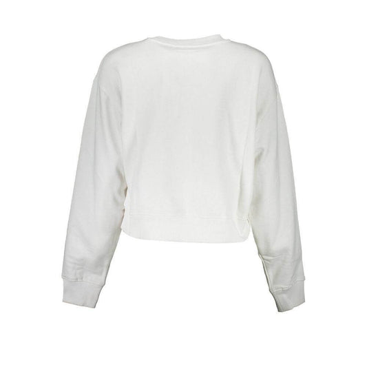 Guess Jeans White Cotton Sweater GU-10208-XXL