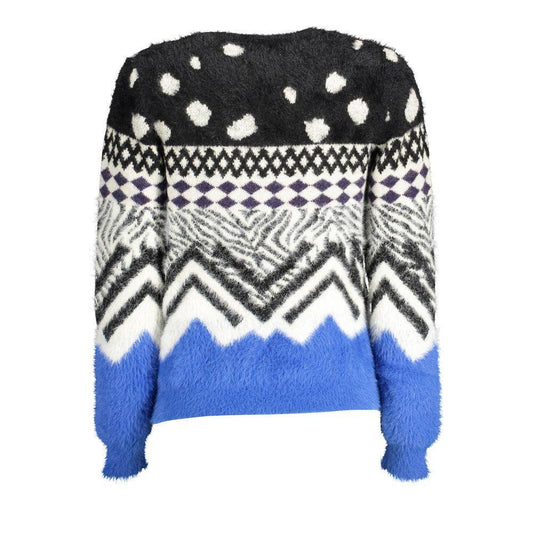 Desigual Black Polyester Sweater DE-14471-XL