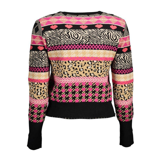 Desigual Black Polyester Sweater DE-14476-L