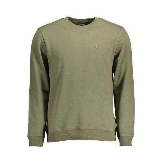 Napapijri Green Cotton Sweater NA-14617-S