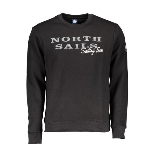 North Sails Black Cotton Sweater NO-16032-XL