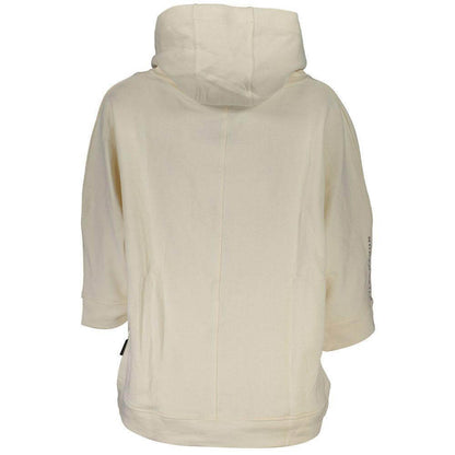 North Sails White Cotton Women's Hooded Sweater