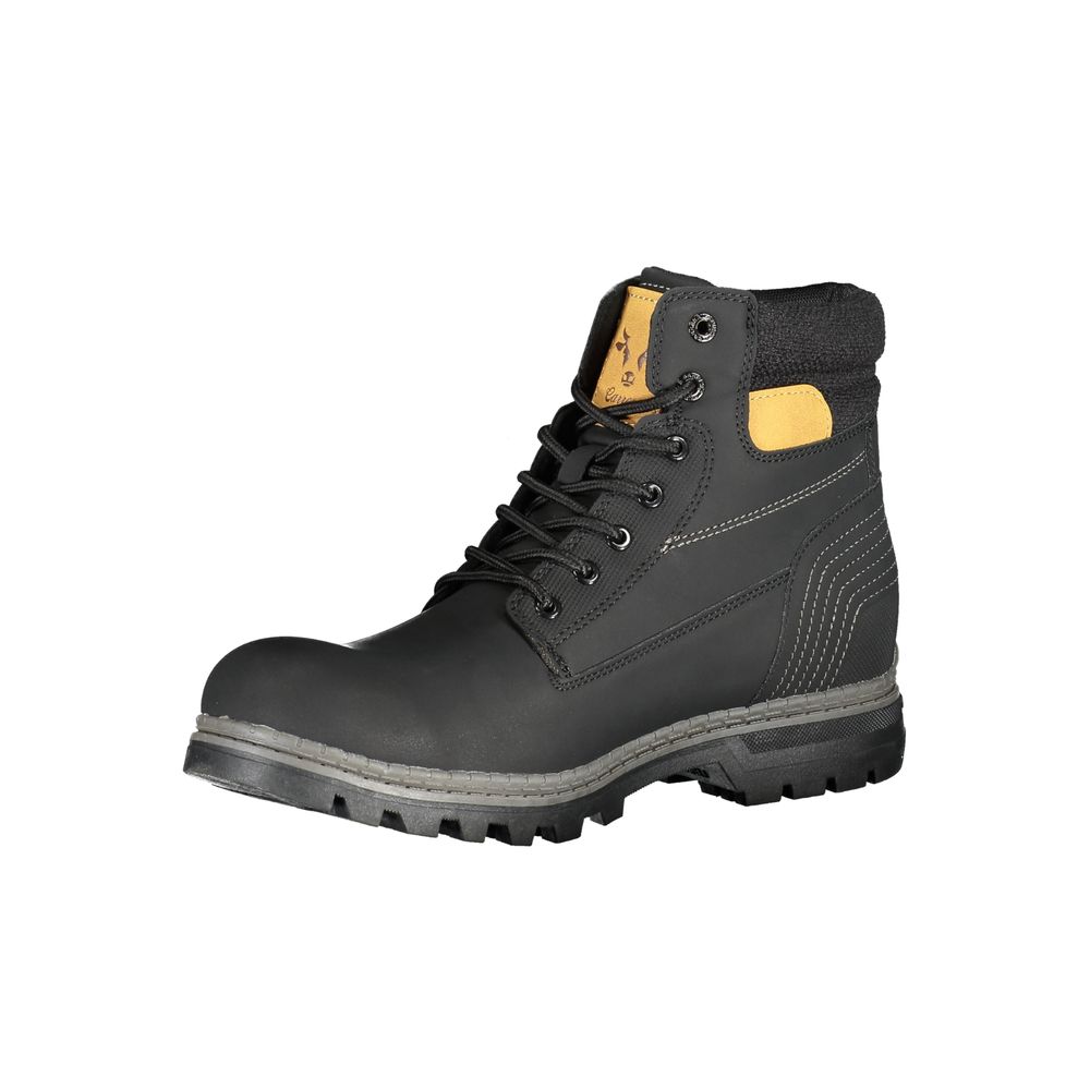 Carrera Black Polyester Men Boot