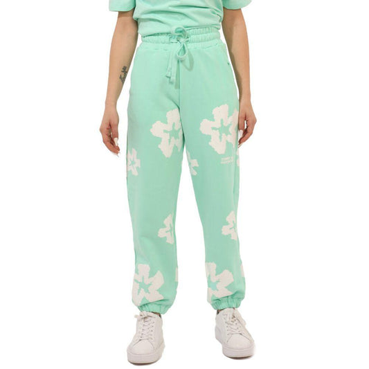 Comme Des Fuckdown Green Cotton Jeans & Pant