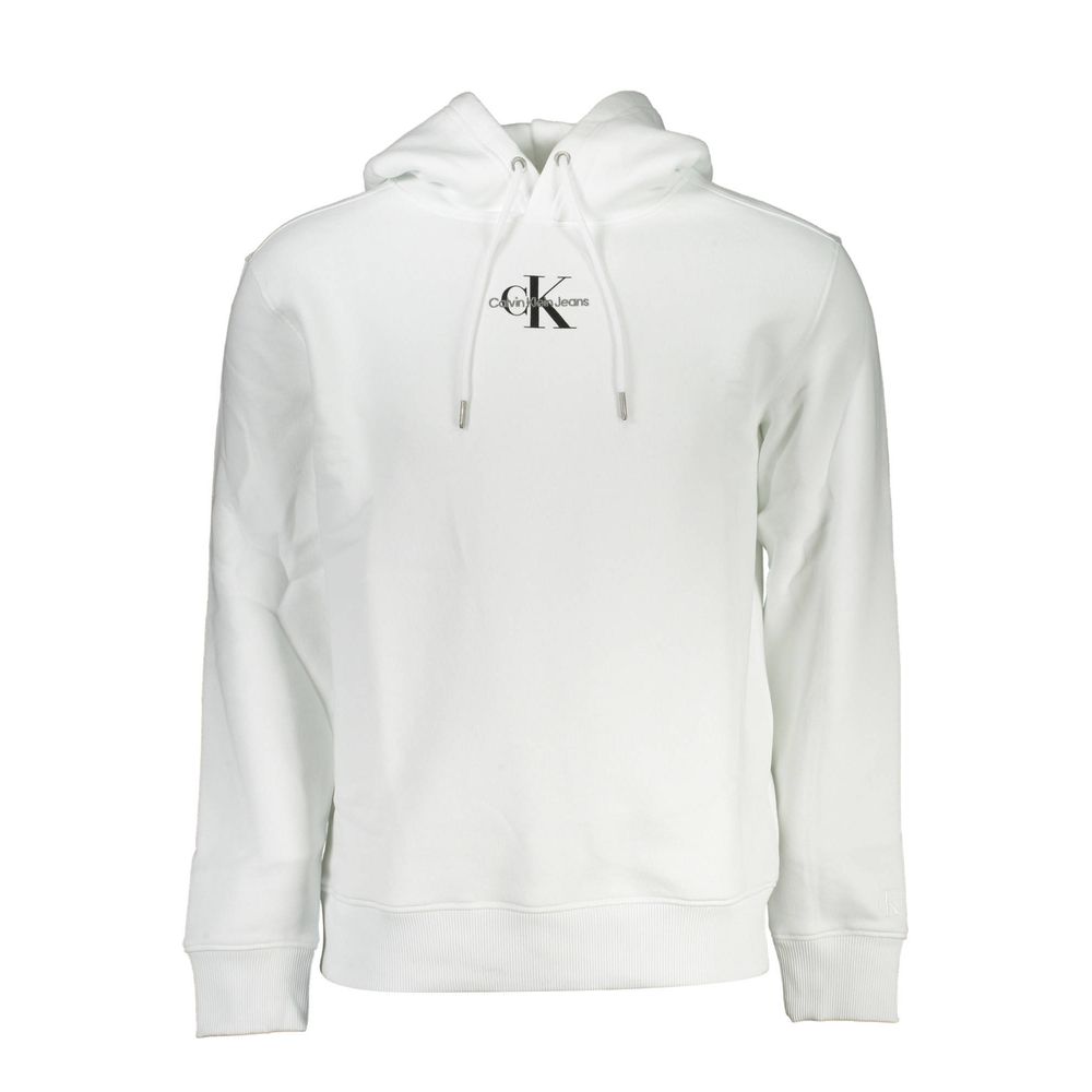 Calvin Klein White Cotton Sweatshirt