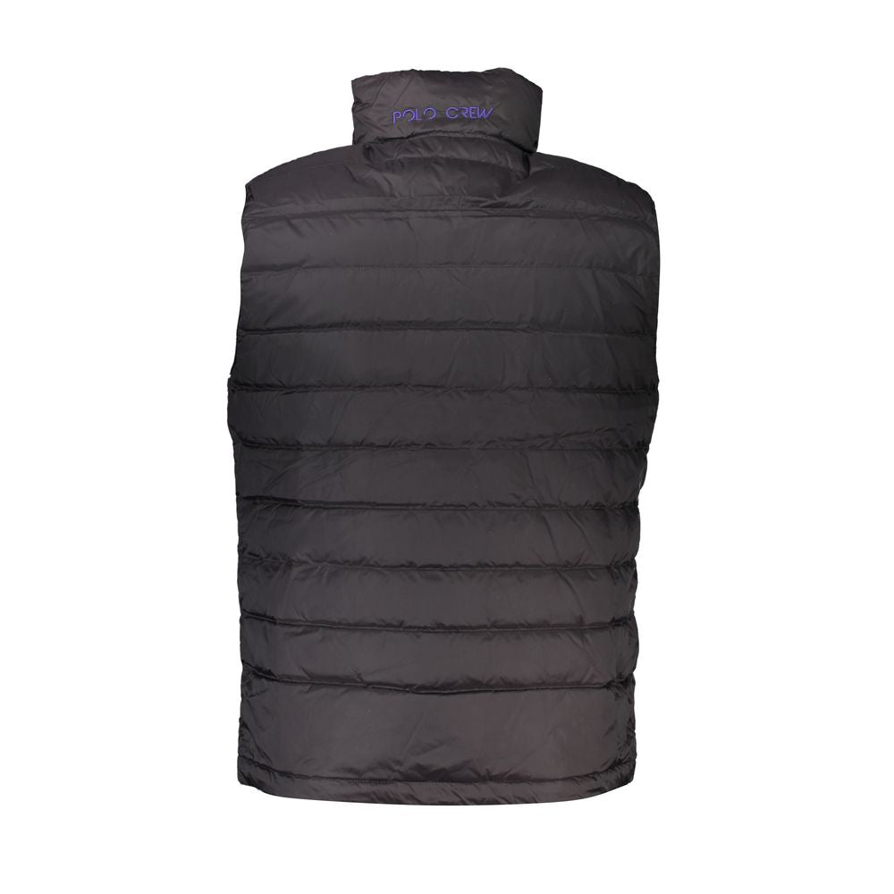 La Martina Black Polyamide Sleveless Jacket