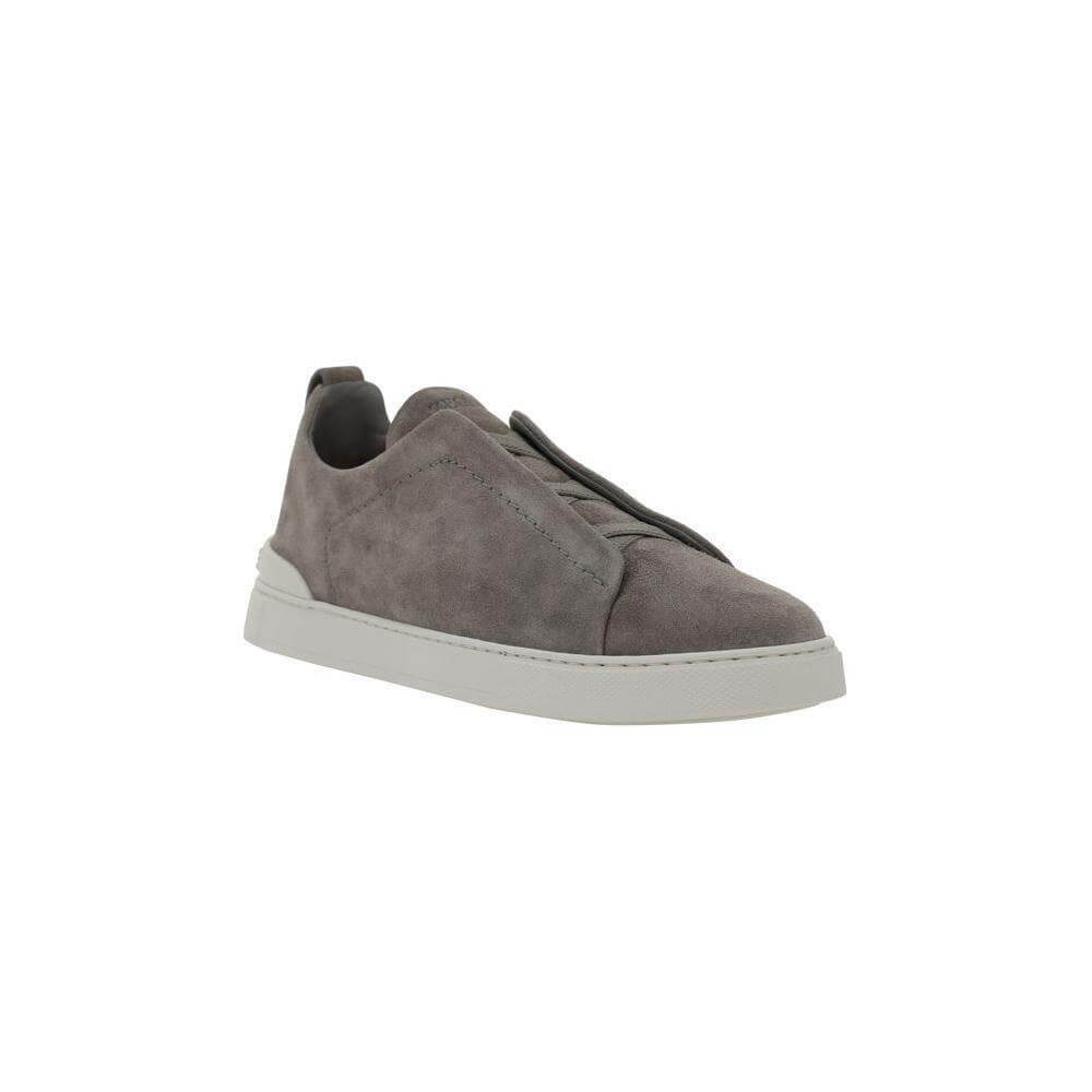 ZEGNA Suede leather Sneakers ZE-LHSOYS4667ZGME-EU41.5/US8.5