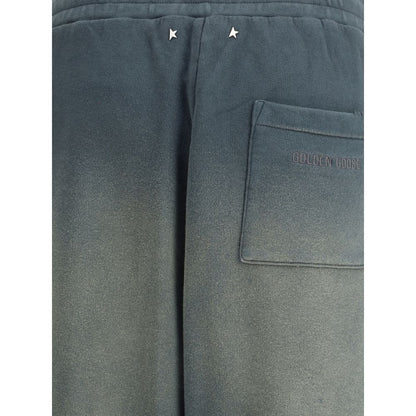 Golden Goose Blue Cotton Casual Pants