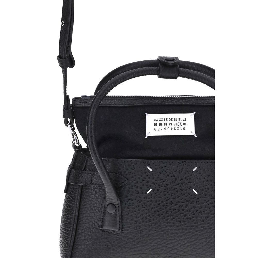 Margiela Black Calf Leather Bos Taurus Handbag