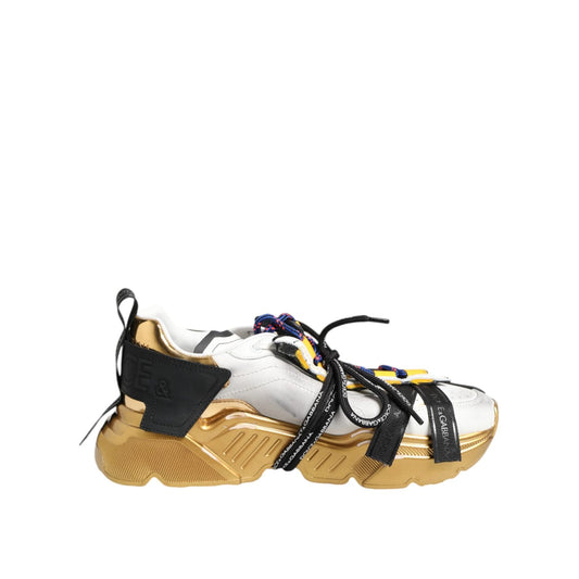 Dolce & Gabbana Multicolor Daymaster Low Top Sneakers Shoes MV7375-40.5