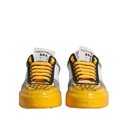 Dolce & Gabbana Multicolor MIAMI Low Top Sneakers Shoes MV7376-40.5