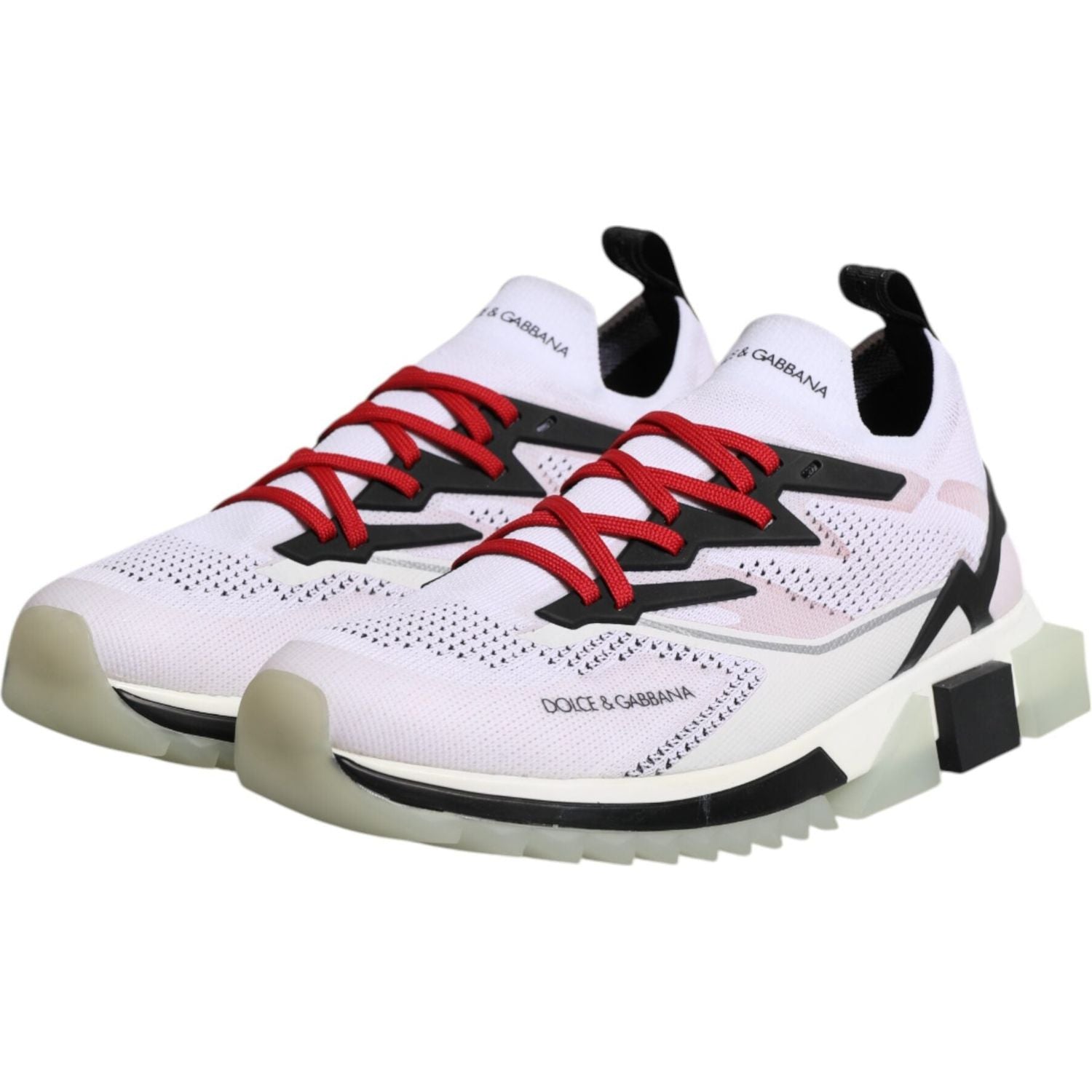 Dolce & Gabbana White SORRENTO Sport Stretch Sneakers Shoes
