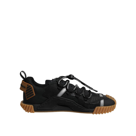Dolce & Gabbana Black NS1 Lace Up Low Top Men Sneakers Shoes