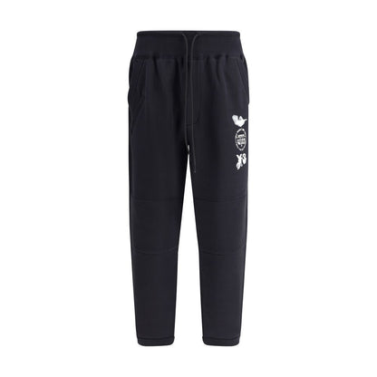 Y-3 Black Cotton Joggers (Workout Pants)