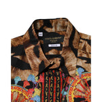 Dolce & Gabbana GOLD Cotton Tiger Carretto Long Sleeve Shirt TSH90633-40