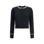 PINKO Rhinestone Cardigan