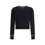 PINKO Rhinestone Cardigan