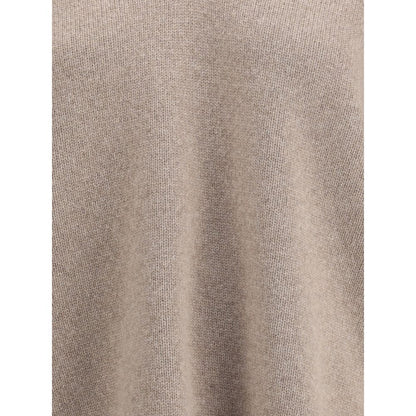 Rohe Beige Wool Sweatshirt fabric detail showing soft wool and cashmere blend with a smooth beige texture.