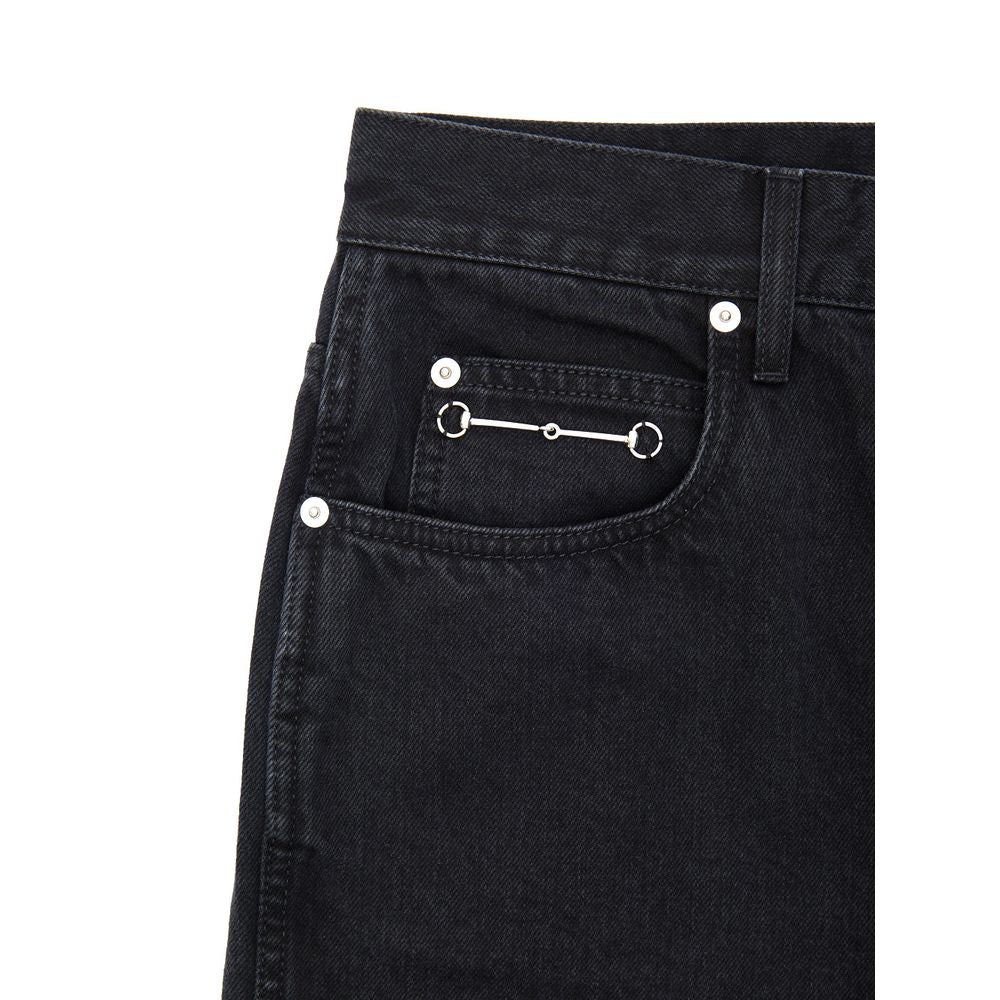 Gucci Black Cotton Jeans Denim GU-9771676-W28