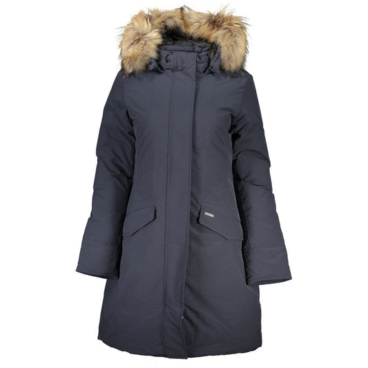 Woolrich Blue Cotton Jackets & Coat WO-24346-L