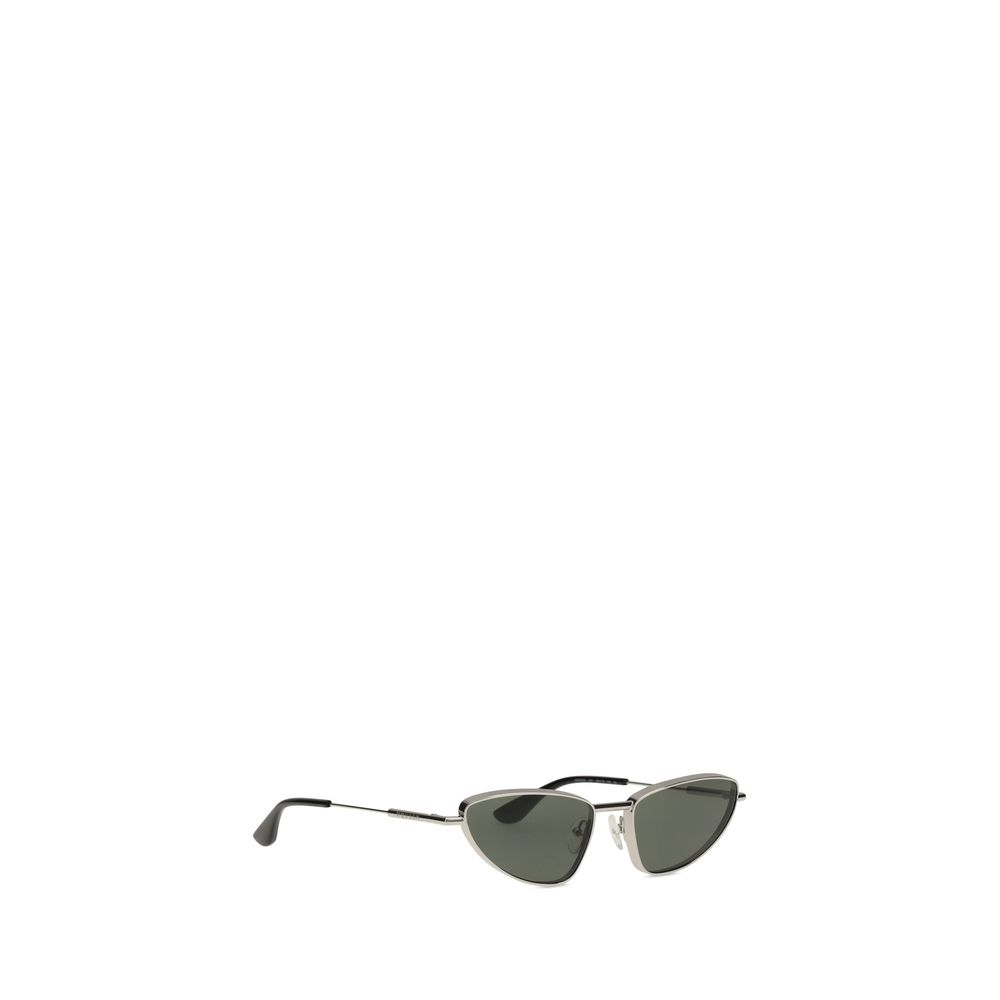 Alexander McQueen Silver Metal Sunglasses