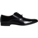 Dolce & Gabbana Black Calfskin Leather Derby Shoes MV5905-44
