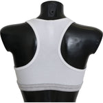 Dolce & Gabbana White Cotton Sport Stretch Bra Underwear Bik244-M