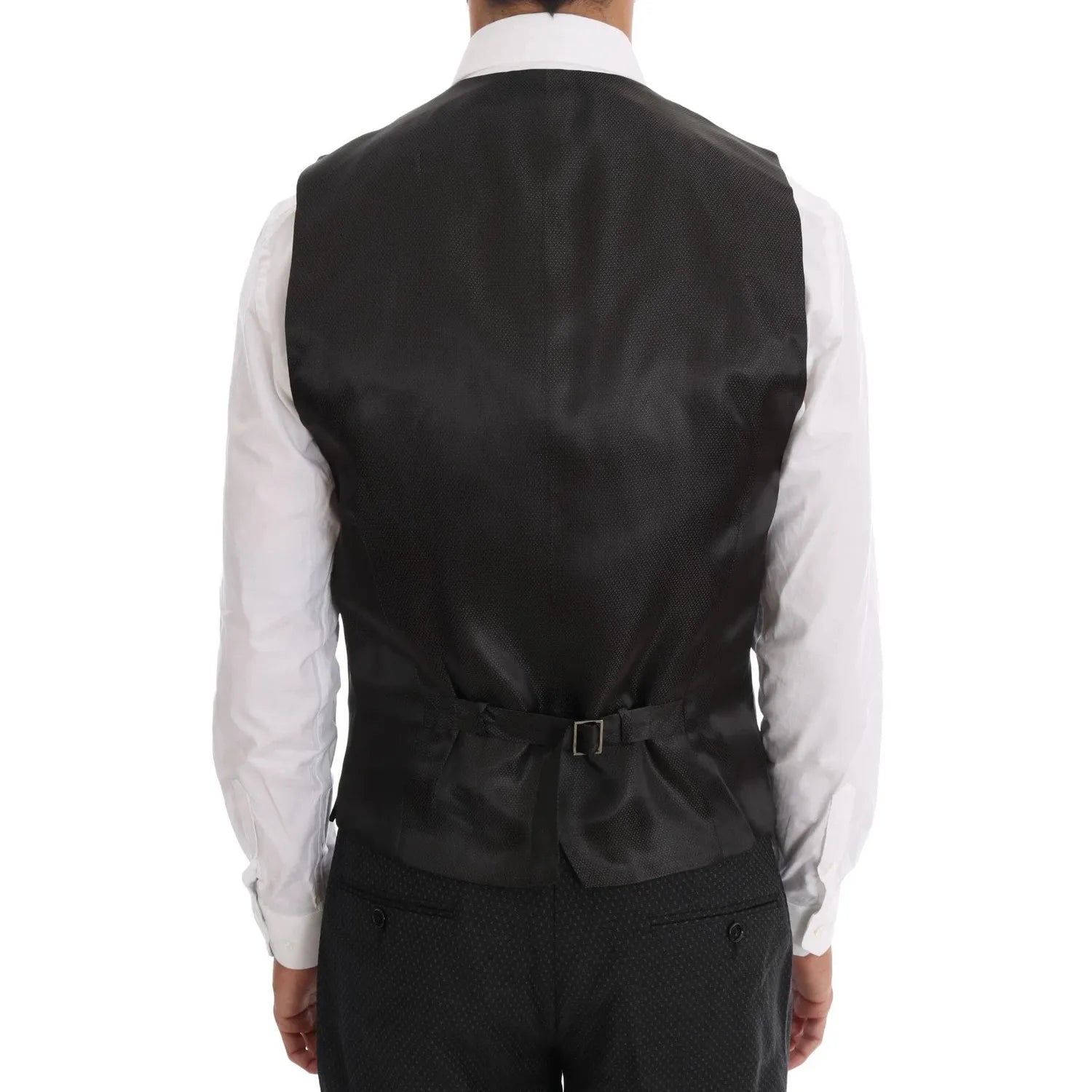 Front view with bag zipped and handles upright.