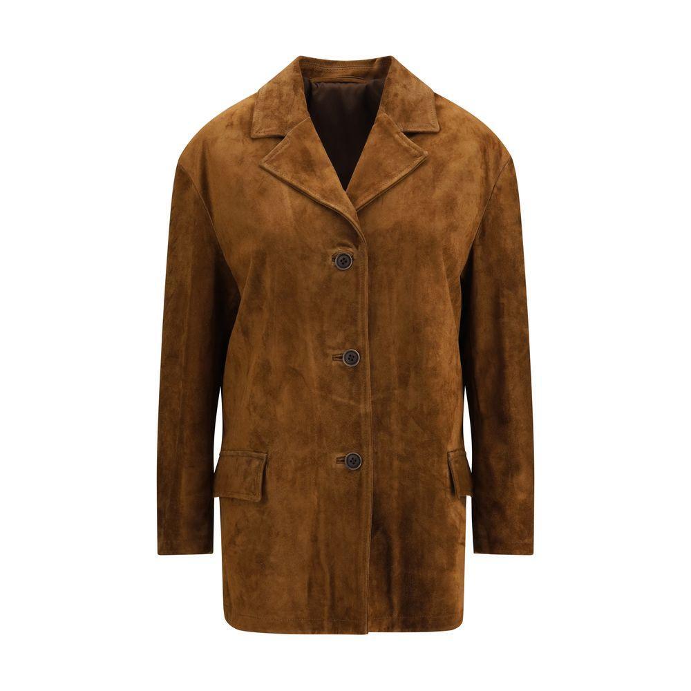 Salvatore Santoro Suede leather Jacket SA-49077DTOBACCO-IT40 | M