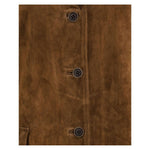 Salvatore Santoro Suede leather Jacket SA-49077DTOBACCO-IT40 | M