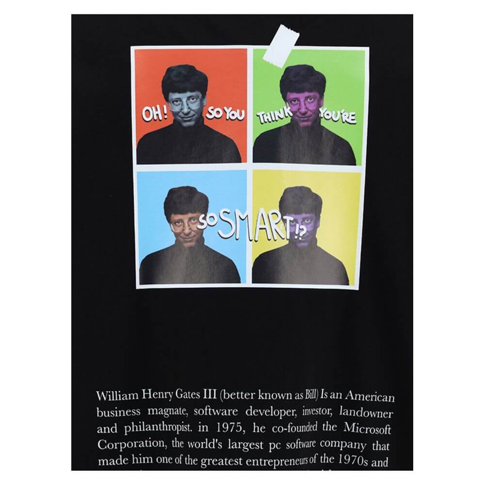 Colorful pop art style illustration with "Oh! So You Think You're So Smart?" text, featuring a person with different colored backgrounds.