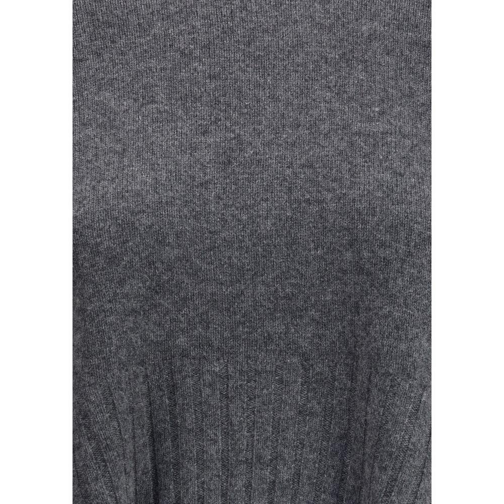 Loulou De Saison Cashmere Crop Sweater LO-MORALDSANTHRACITE-M
