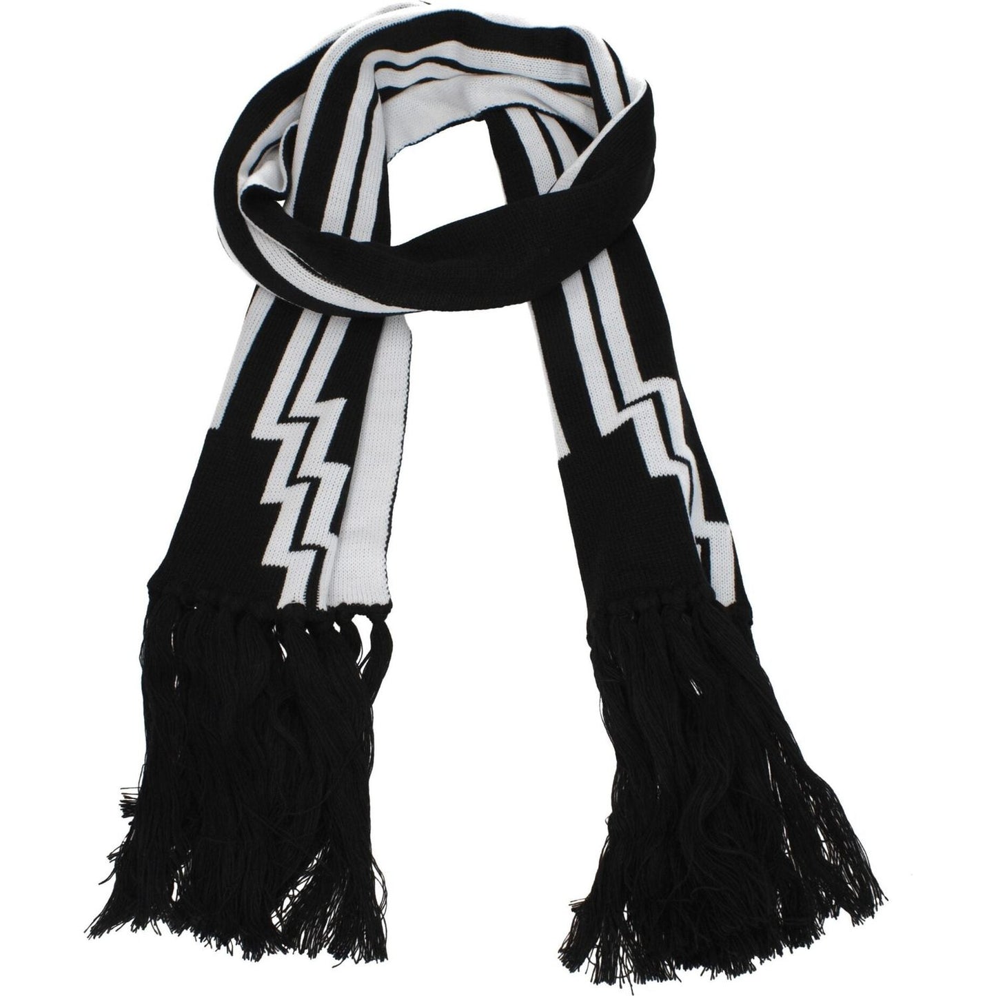 Marcelo Burlon Black Marabou Scarves MA8547301851401BT