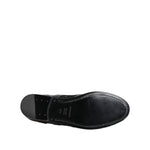 Dolce & Gabbana Black Leather Floral Lace Dress Formal Shoes LA12869-38