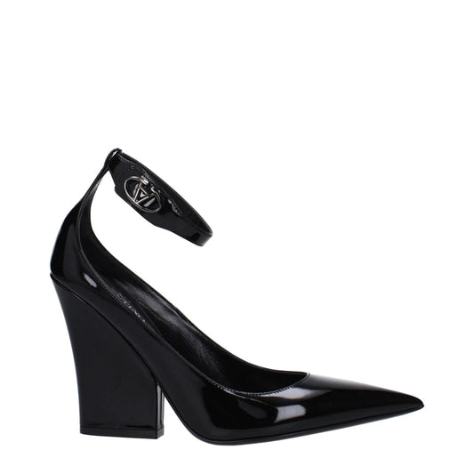 Valentino Garavani Black Leather Platforms Pumps VA-14892339724553-EU39/US9