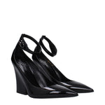 Valentino Garavani Black Leather Platforms Pumps VA-14892339724553-EU39/US9