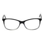 Andy Wolf Black Unisex Glasses Frame in acetate full-rim cat eye style, size 55-14-140, with demo lenses.