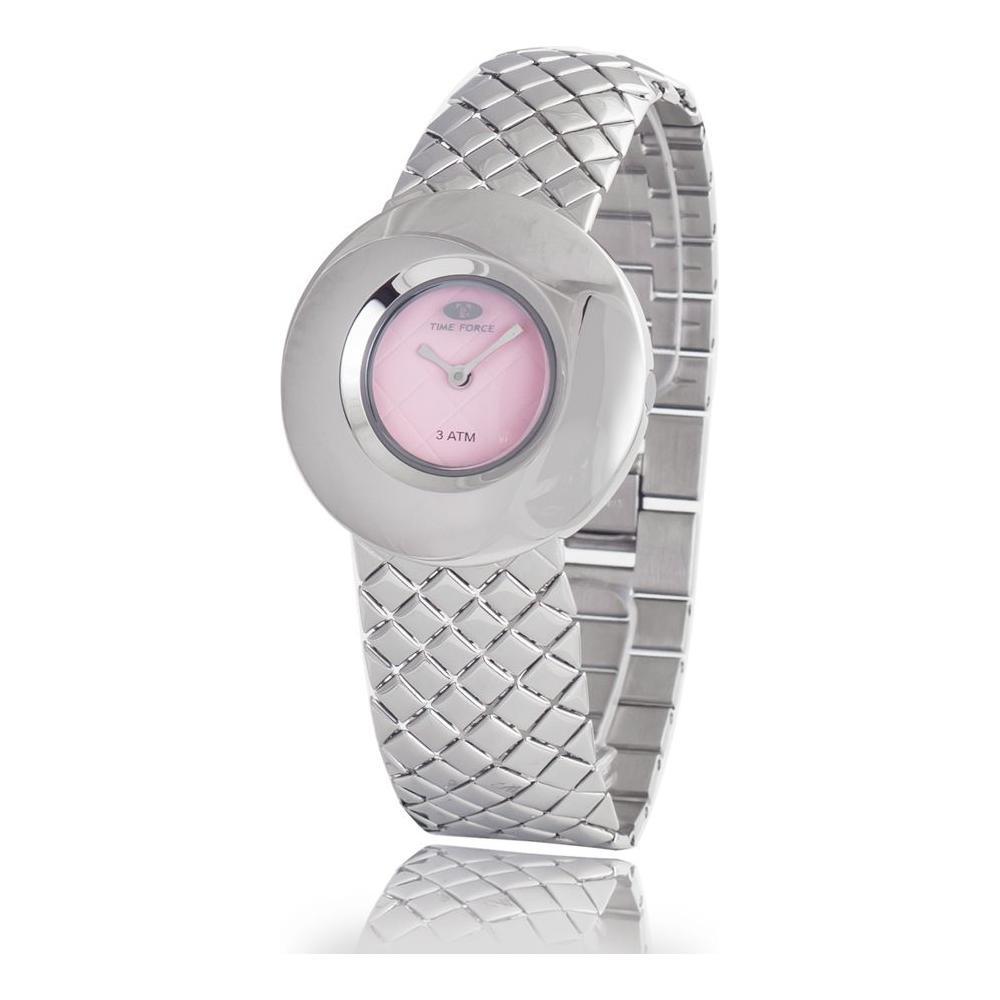 Time Force Silver Stainless Steel Dress Watch