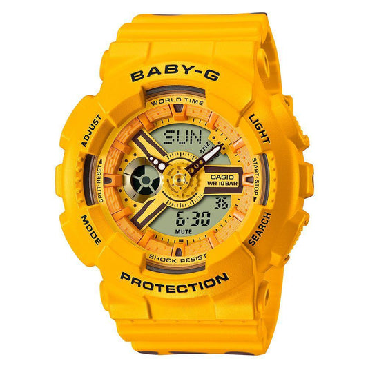 Casio Brown Resin Watch CABA110XSLC9AEAC
