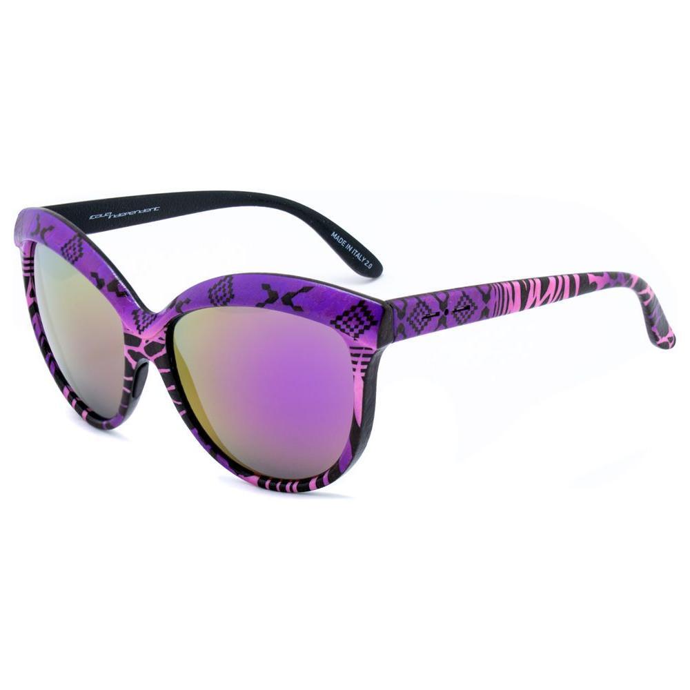 Italia Independent Purple Acetate Sunglasses