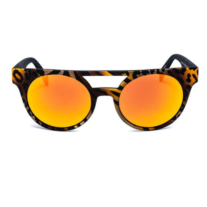 Italia Independent Orange Acetate Sunglasses