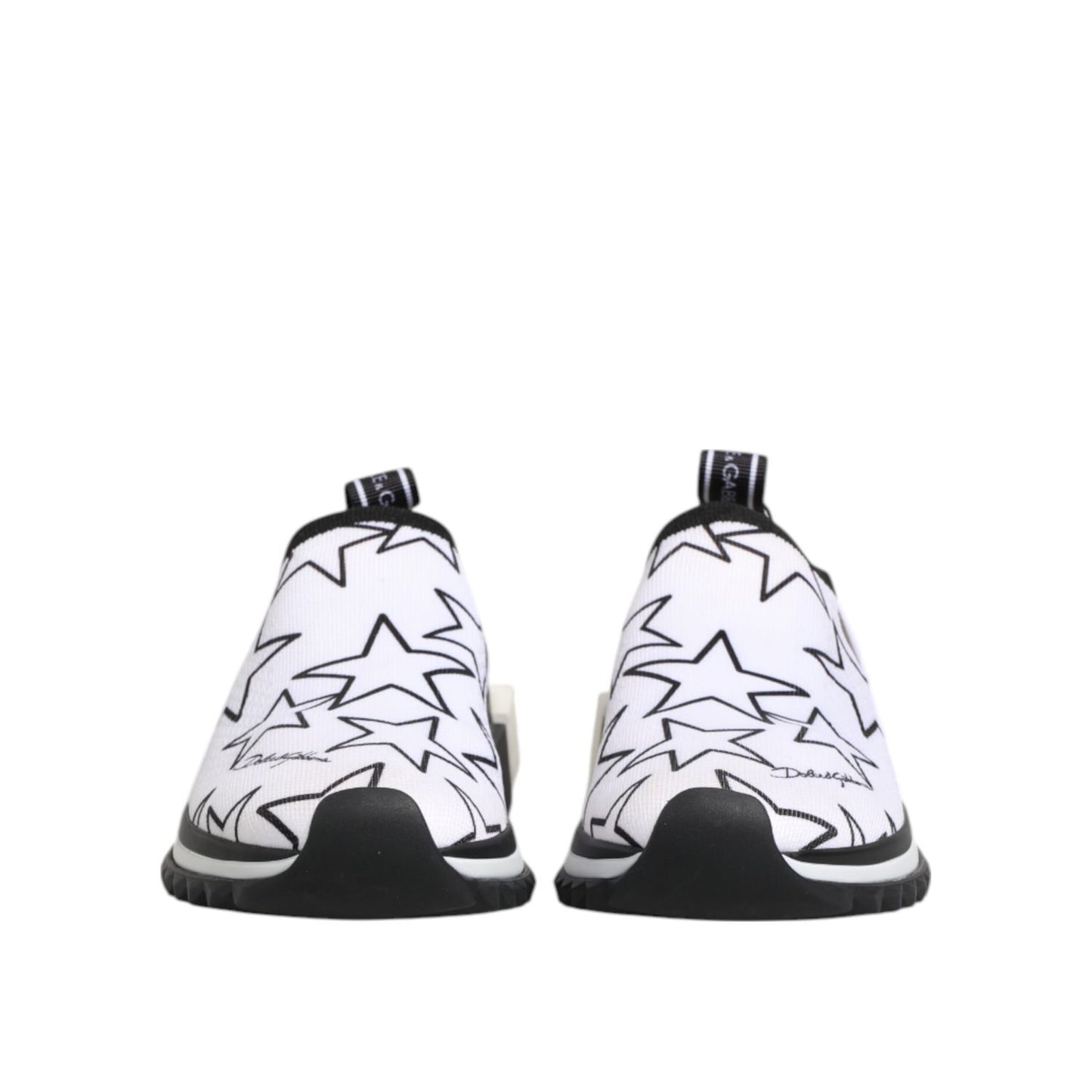 Dolce & Gabbana White Stars Sorrento Low Top Sneakers Shoes