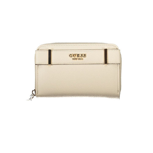 Guess Jeans Beige Polyethylene Wallet GU-34840