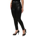 Dolce & Gabbana Black High Waist Skinny GRACE Denim Jeans PAN76692-44