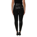 Dolce & Gabbana Black High Waist Skinny GRACE Denim Jeans PAN76692-44