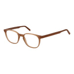 Andy Wolf Orange Unisex Glasses Frame in acetate with full-rim square style, 50mm lenses, demo glasses included, perfect for fashion-forward look.