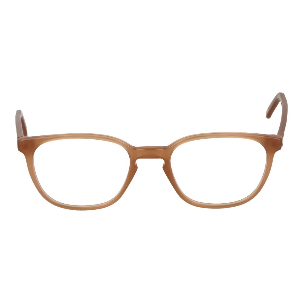 Andy Wolf Orange Unisex Glasses Frame in acetate material, full-rim square style with demo lenses, includes branded case, no spring hinge.